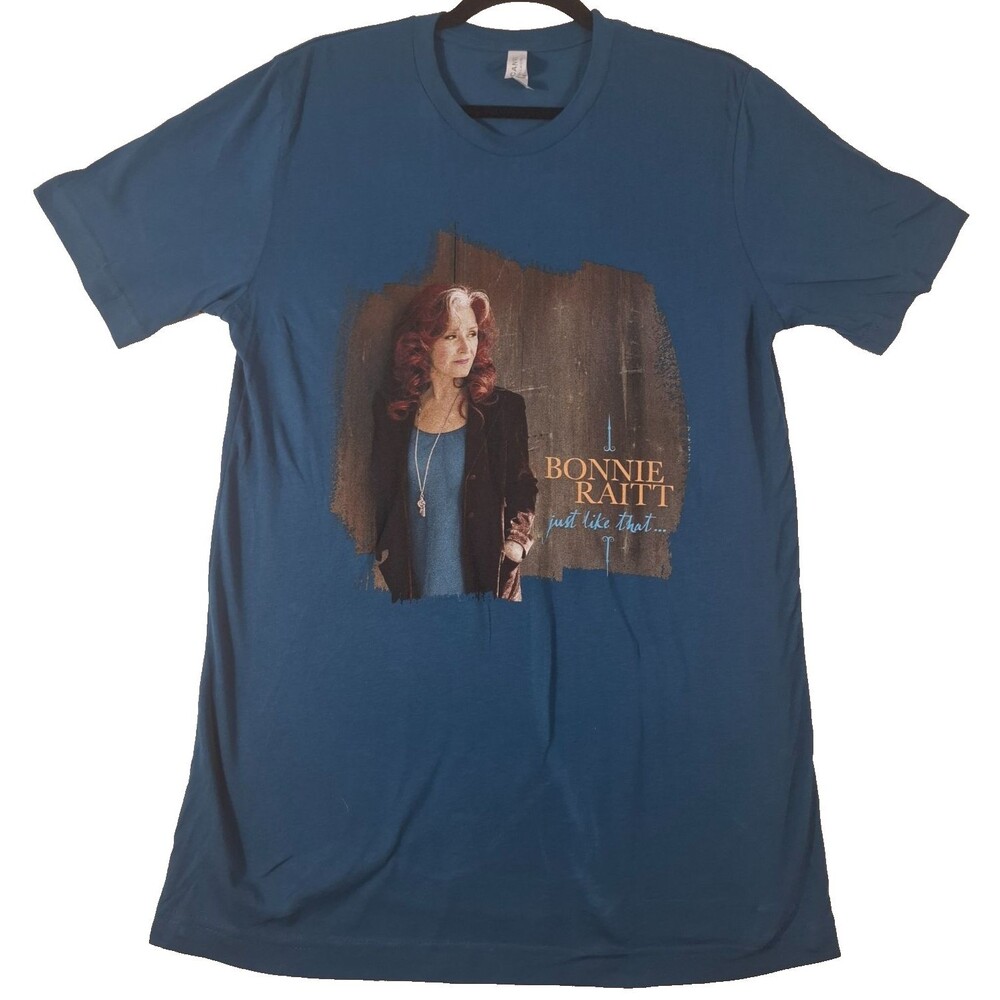 Bonnie Raitt w/Lucinda Williams 2022 "Just Like That" Tour T-Shirt-Men's SZ M